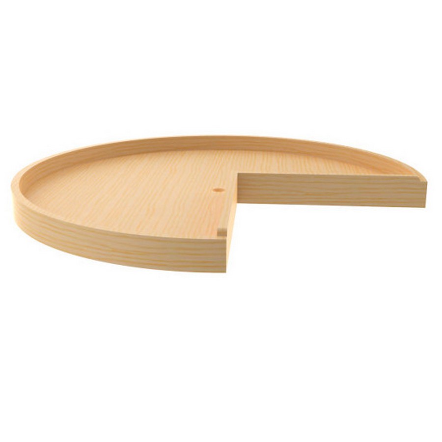 Rev-A-Shelf 31" Wood Pie Cut Lazy Susan Shelf Only Natural Maple Independently Rotating Rev-A-Shelf 4WLS901-31-52 Questions & Answers