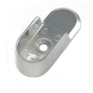 Deep Channel Flange for Oval Closet Tubing with 5mm Mounting Pins Polished Chrome 843-PC Questions & Answers