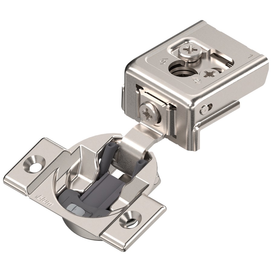Blum COMPACT CLIP 31C 110° Hinge 1" Overlay Soft-Closing Screw-On Blum 31C355B.16 Questions & Answers