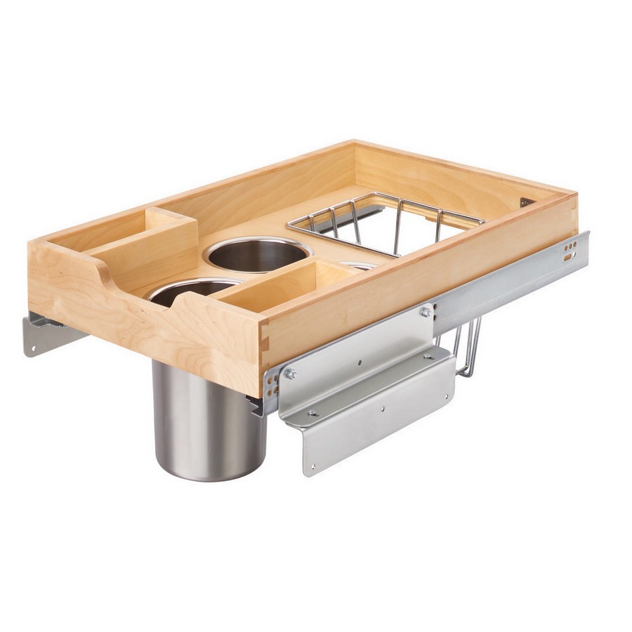Rev-A-Shelf 18" Wood Utensil Drawer Pullout Rev-A-Shelf 4WDUT-18SC-SM-1 Questions & Answers