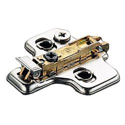 Salice BAR3L09F, 0mm Steel Hinge Mounting Plate, 2 Cam, Screw-on Questions & Answers