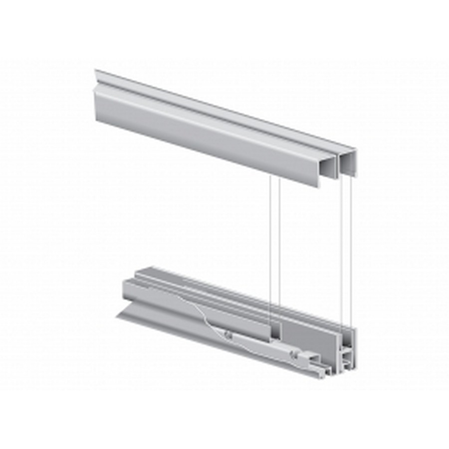72" Roll-Ezy Track Sliding Glass Door Hardware Set for By-Passing 1/4" Glass Doors Knape and Vogt P992 ZC 72 Questions & Answers