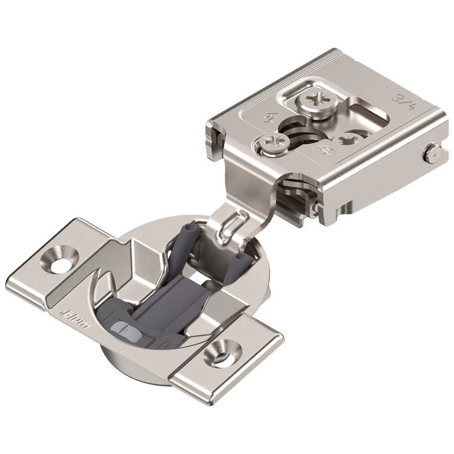 Blum COMPACT CLIP 30C 105° Hinge 3/4" Overlay Soft-Closing Screw-On Blum 30C255B.12 Questions & Answers