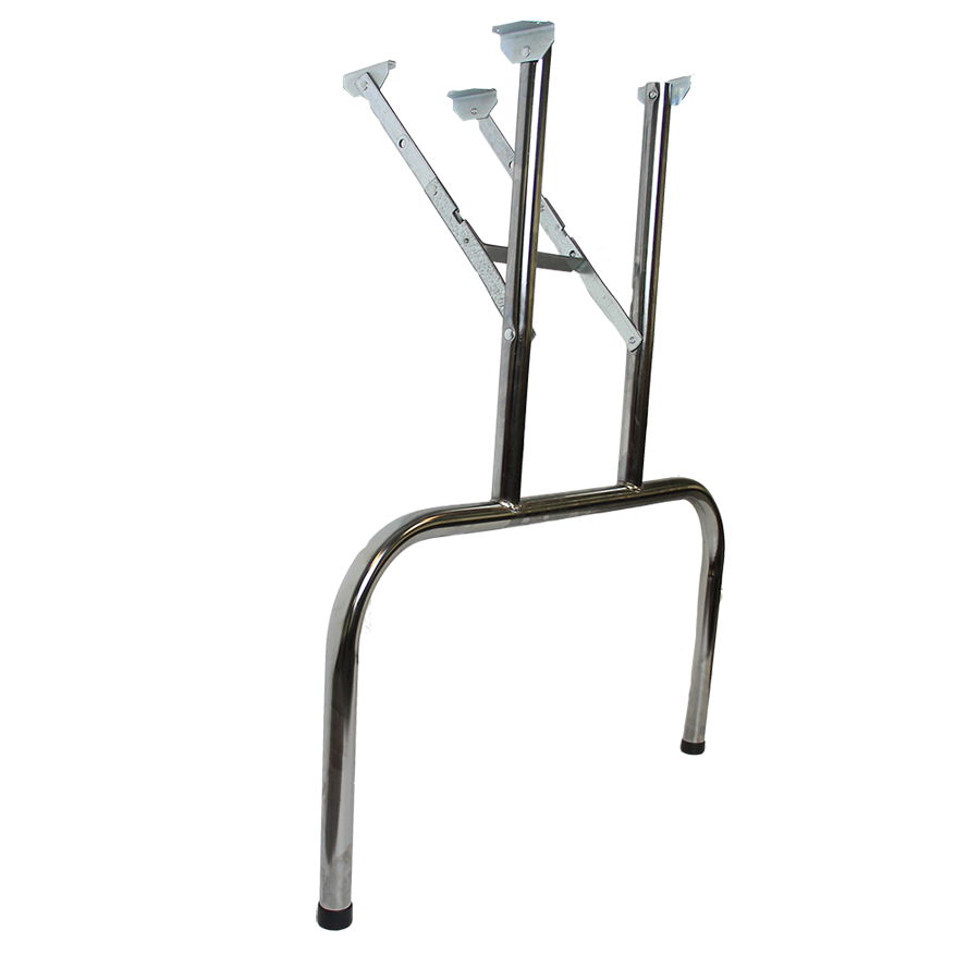 What is the distance between the brackets on the legs and the brackets on the braces?