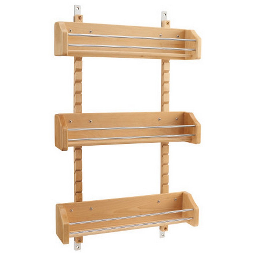 Rev-A-Shelf Large Adjustable Door Mount Spice Rack Maple Rev-A-Shelf 4ASR-21 Questions & Answers