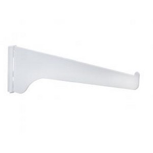 180 Series 12" Single Slotted Shelf Bracket White Knape and Vogt 180 WH 12 Questions & Answers