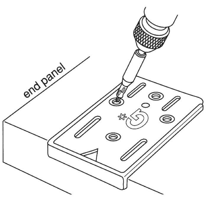 Would this Grass 13161-01 template help me locate the positions of Tiomos wing hinge plate and Salice face frame mounting plate screws on my cabinets, NO drill press involved?