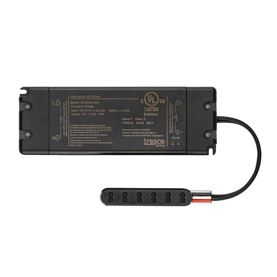 30 Watt Wall Dimmable Power Supply Tresco L-DCE30D-CON-1 Questions & Answers