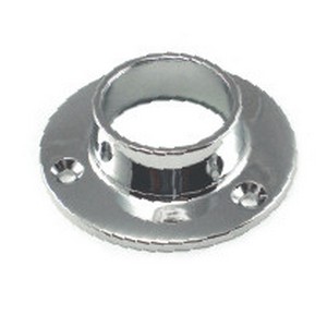 What is the overall diameter and projection of the flange?