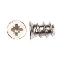 WE Preferred 1MFPE05115R2N (60100) Euro Screw, Flat Head PoziDrive, Blunt Pt, Coarse, 11.5mm long, Nickel, Bulk-1000 Questions & Answers