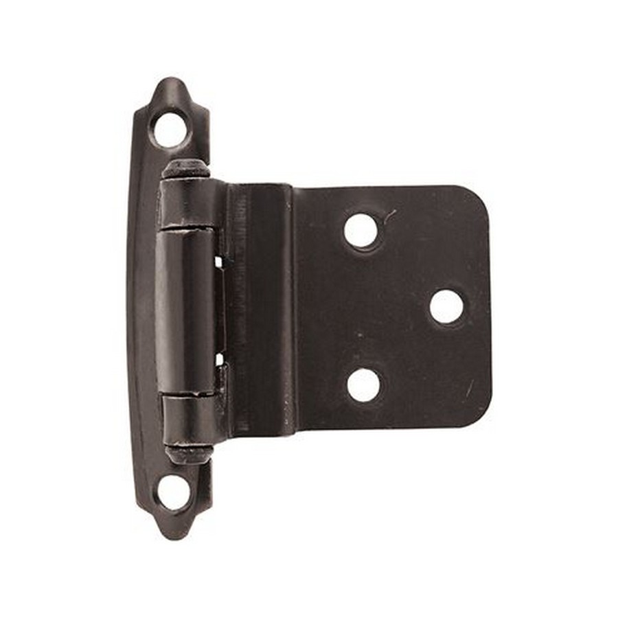 3/8" Inset Face Mount Self-Closing Hinge Oil Rubbed Bronze Amerock BPR3428ORB Questions & Answers