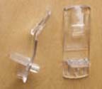 Tenn-Tex T-801-00 5mm Bore Plastic Shelf Supports with Locking Clip for 5/8" Shelves, Clear Questions & Answers