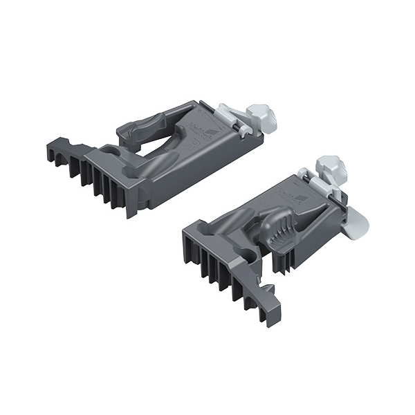 Quadro V6 1D Top Mount Front Fixing Clips for 1/2" Material Hettich 9306537 Questions & Answers