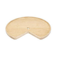 Rev-A-Shelf 28" Wood Kidney Lazy Susan Shelf Only Natural Maple Independently Rotating Bulk-8 Rev-A-Shelf 4WLS441-28-8 Questions & Answers