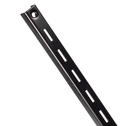 80 Series 36" Single Slotted Shelf Standard Black Knape and Vogt 80 BLK 36 Questions & Answers