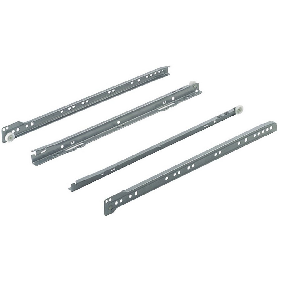 Salice 22" Epoxy Coated Euro Self-Close Drawer Slide 3/4 Extension 75 lb Salice A208/55.1 Questions & Answers