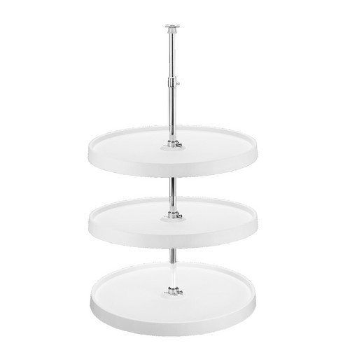 Do you carry Rev A Shelf Almond 20" 3 tier lazy susan that has a shaft for a max 27" height for an upper cabinet?