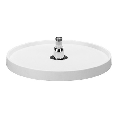What hardware kit is needed to mount this full circle shelf and 2 others in a top cabinet?