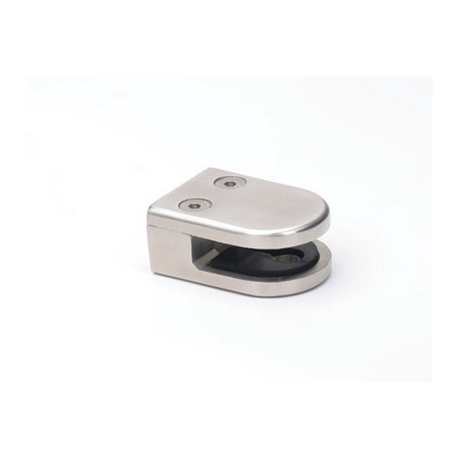 9303 Glass Clamp 1-3/4" L x 2-1/2" W Satin Stainless Steel Sugatsune 9303VA2 Questions & Answers