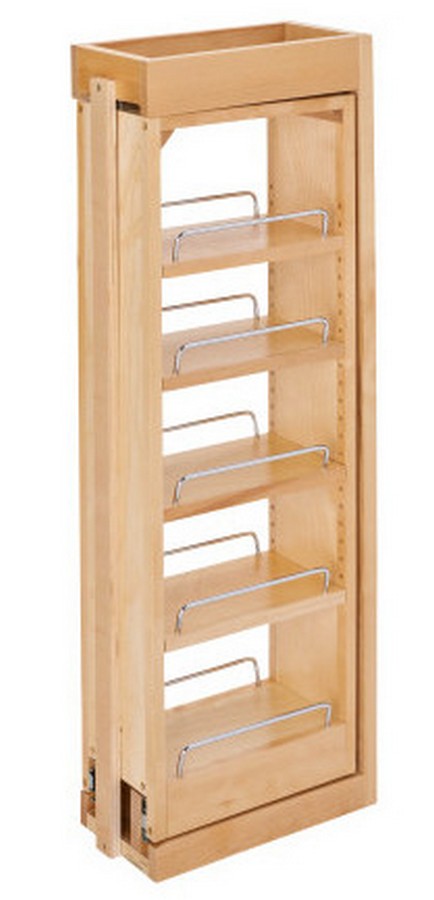 l'm looking at purchasing a cabinet pull out system-wall filler. Are the exact dimensions for the product listed or will there need to be room for spacers?
