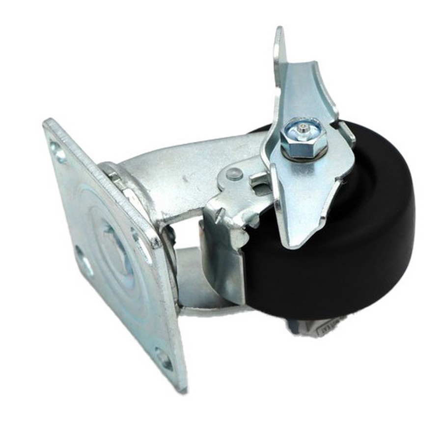4" Plate Mount Medium Duty Swivel Caster with Brake Polyolefin DH Casters C-MHD4HDPSB Questions & Answers