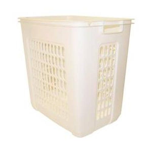 I have a 18” cabinet with a 15” opening and a Rev-A-Shelf Metal Pull Out Trash Can Mounting Kit that measures 13 3/8” available width. Does the hamper narrow enough at the bottom to fit?