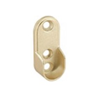 Oval Open Closet Rod Flange 9/16" Dull Brass WE Preferred 54113 47 054 Questions & Answers