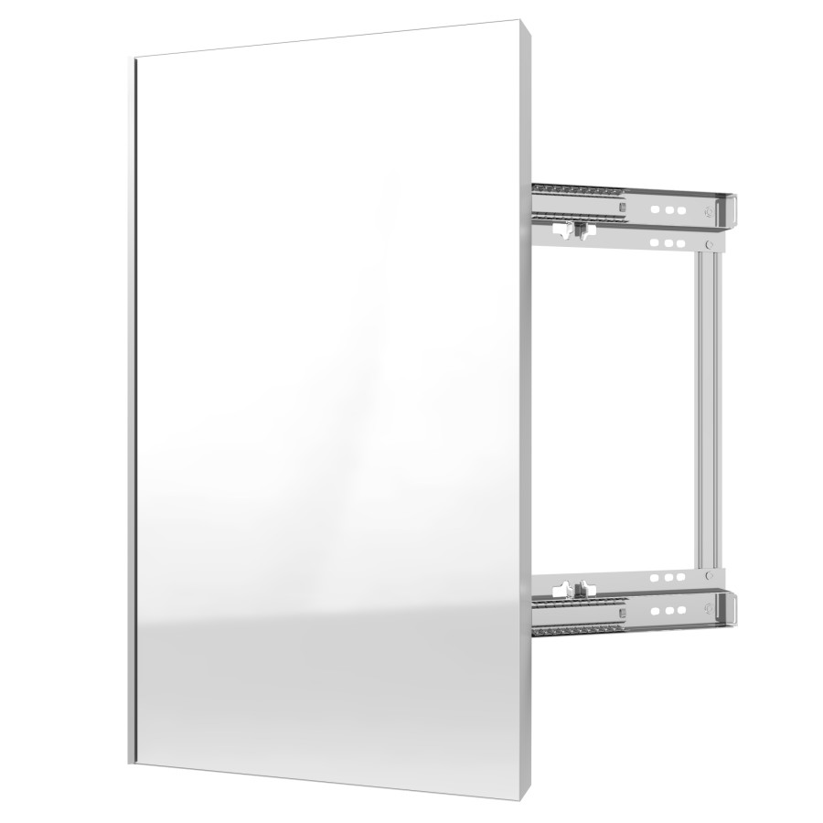 24" Pullout Closet Mirror with Soft-Close Silver Sidelines CMSL-1424-SM-1 Questions & Answers