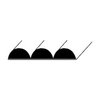 Are the slated 36" long and lined up to be 60" wide?