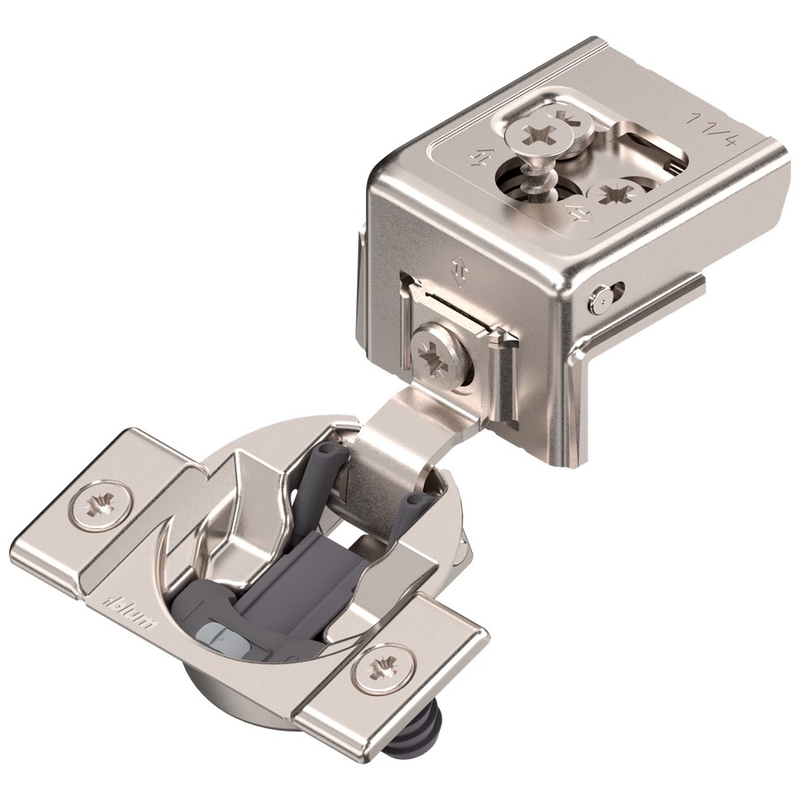 Blum COMPACT CLIP 31C 110° Hinge 1-1/4" Overlay Soft-Closing Dowel Blum 31C358BS20 Questions & Answers