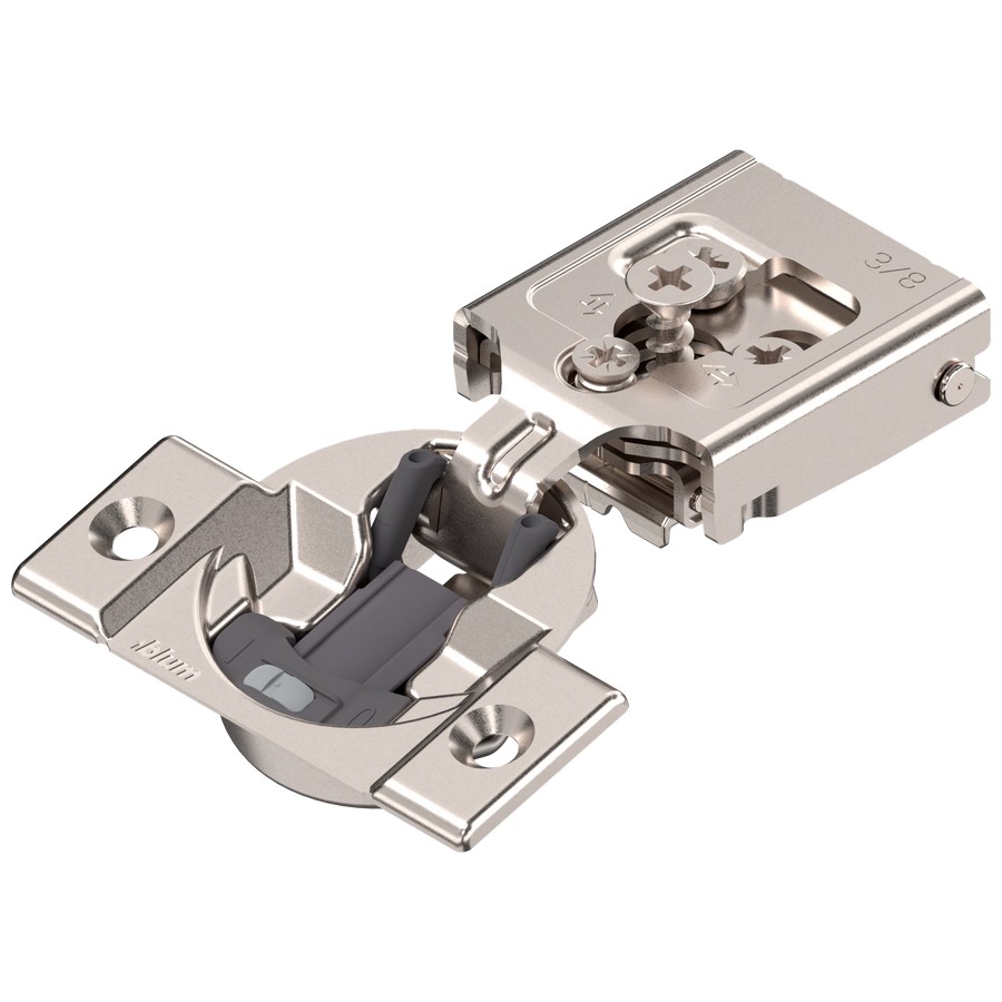 Blum COMPACT CLIP 30C 105° Hinge 3/8" Overlay Soft-Closing Screw-On Blum 30C255BS06 Questions & Answers