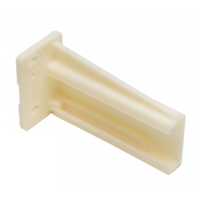 i have some KV euro style drawer slides.  I cannot find a model number on the slide.  I need a socket to fit a rail that is 5/16 across the top, 3/8 inch across the bottom and 1-1/8 inch high.  will this part fit?