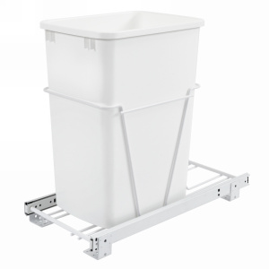 Do you have the extra part to attach it to the cabinet door so you can slide it out by just opening the cabinet ? Where can I find it?