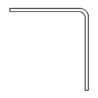 Tambour Doors L-Shaped Track 22" L with 1-3/4" Radius Brown Omega National LT-22-BR Questions & Answers