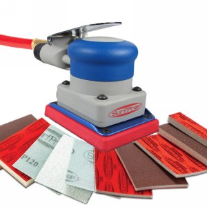 SurfPrep 3"x4" Air Sander Kit, Non Vacuum, 3mm Orbit, 10,000 RPM, Hook/Loop Backup Pad Questions & Answers