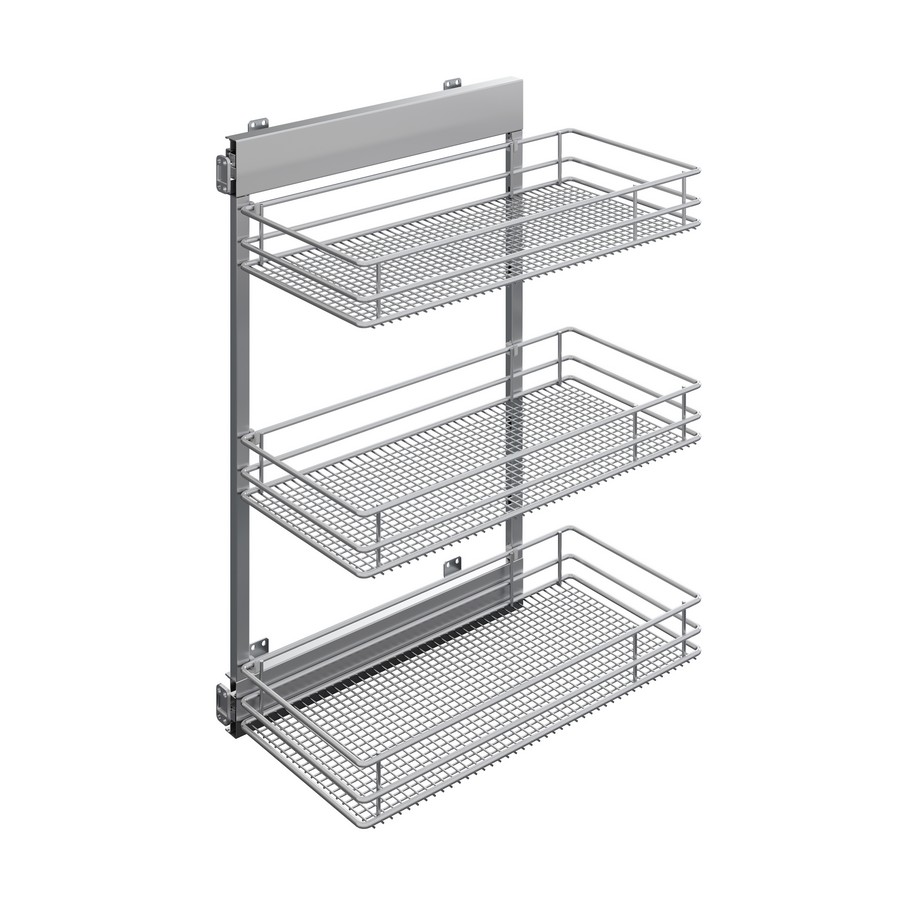SUB SIDE Saphir 6" X 30-1/2" Three Basket Base Cabinet Organizer Platinum Vauth-Sagel Questions & Answers