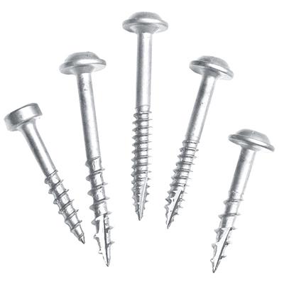 Kreg SML-C1-100 Pockethole Screw, 1 x 8, Zinc, Round Washer Head, #2 Square, T17, Coarse, Bulk-100 Questions & Answers