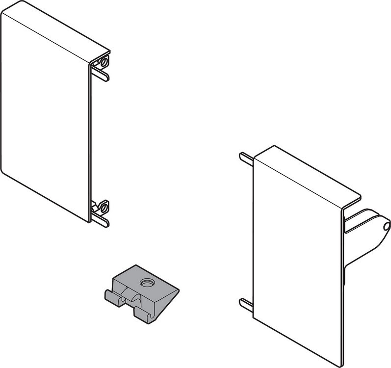 Blum TANDEMBOX Front Fixing Bracket Set (Right & Left) M Height Nickel Blum ZIF.80M0.01 Questions & Answers