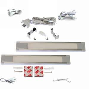 I have 3 cabinets together at 91” ... what is the best way to light it