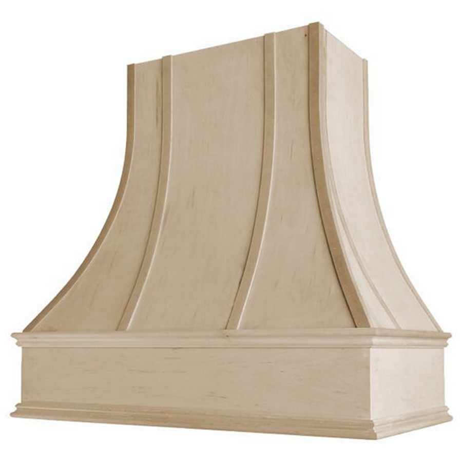 30" W x 36" H Curved Wood Range Hood with Decorative Strapping Raw Hoodsly CCR-3036-CLT Questions & Answers