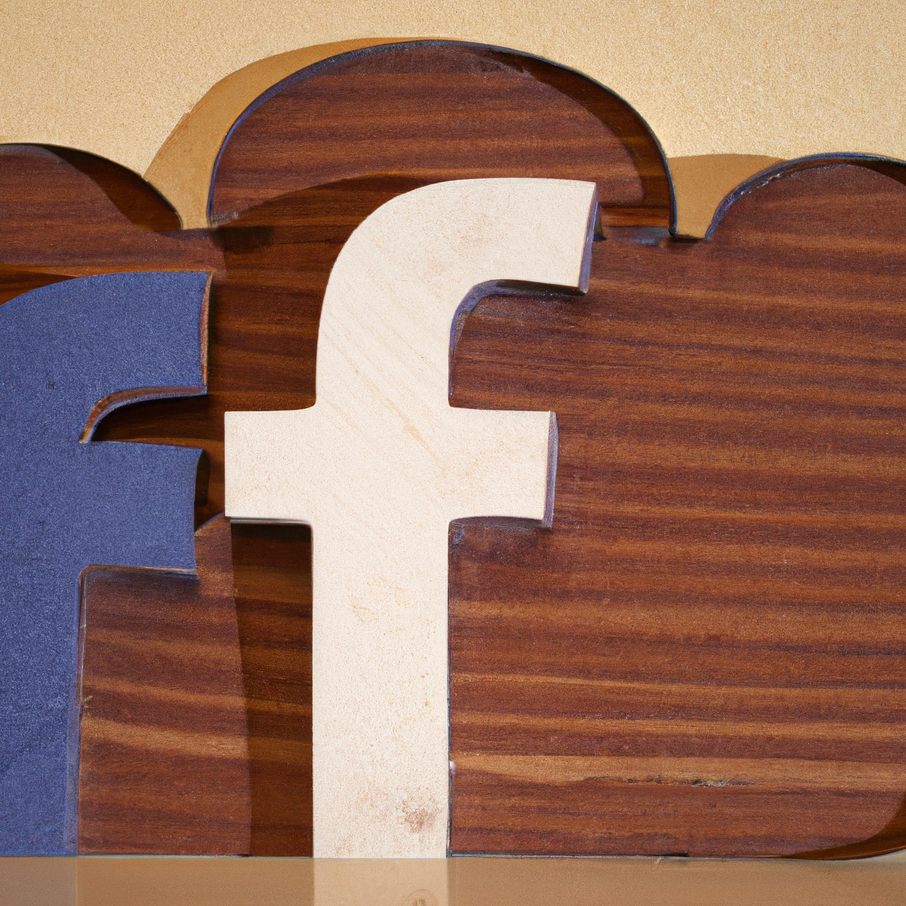 Wooden Social Media Logo