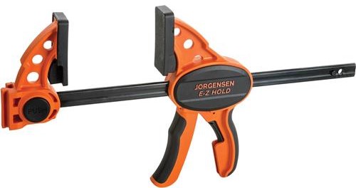 Pony Jorgensen 33418, 18" One Handed E-Z Hold Clamp, Throat Depth 3-1/3", Clamping Force 300 lb for woodworking