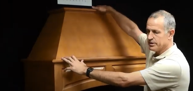 How to Install a Wood Range Hood Woodworker Express Blog Hang the wood range hood