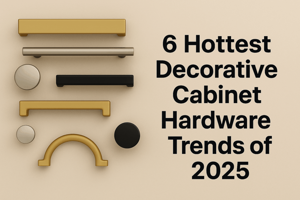 6 Hottest Decorative Hardware Trends of 2025