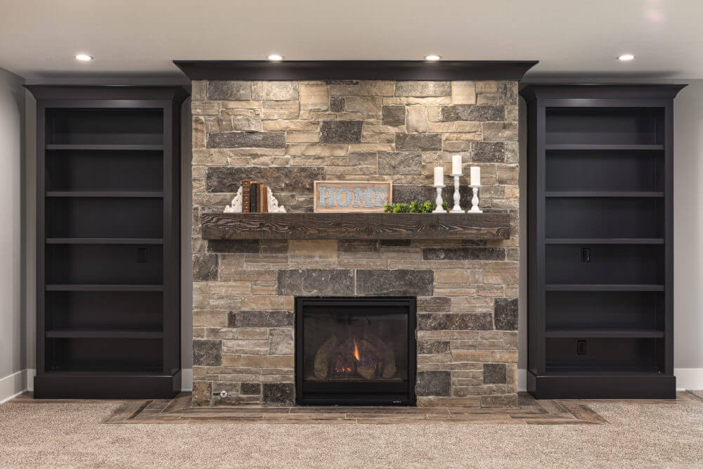 TIMBER LOC Fireplace Floating Shelf