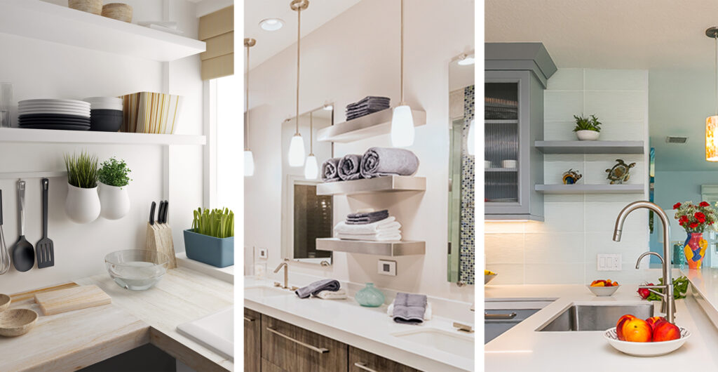Floating Shelf Kitchen and Bathoom