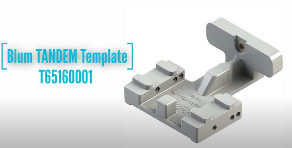 Blum Tandem Template for Easy Installation