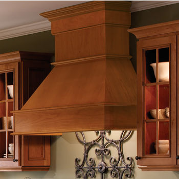 Signature Straight 42 Wide Wall Hood with Sirius Liner Hickory Omega National R2142SMS3HUF1