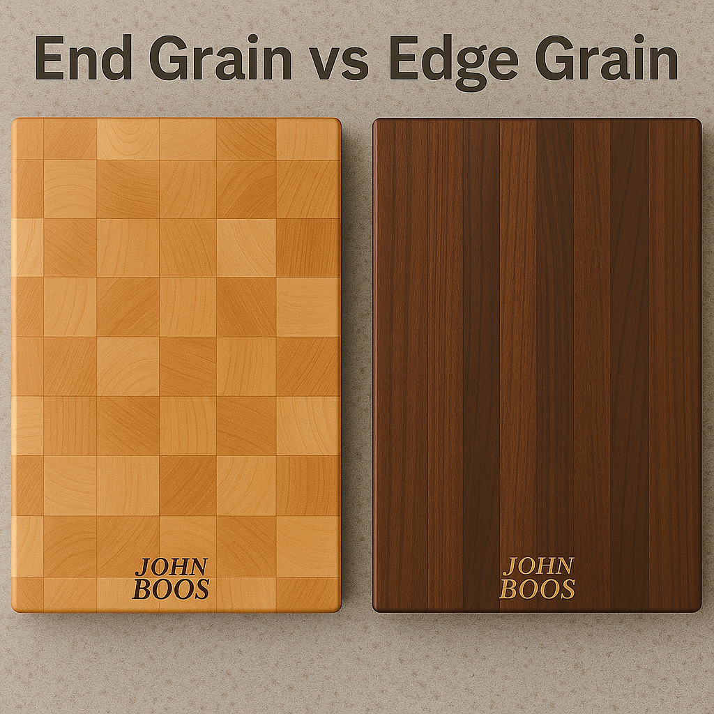 End Grain vs Edge Grain Cutting Boards