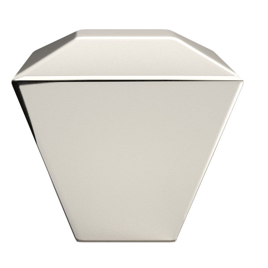 Diamond Knob 1 38 Diameter Polished Nickel Hapny Home D07 PN